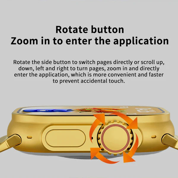 𝙓 𝙂𝙪𝙡𝙛 𝙈𝙖𝙧𝙩™ Gold Ultra Watch – ساعة جولد ألترا