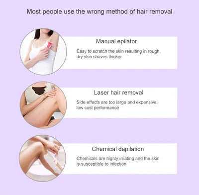 𝙓 𝙂𝙪𝙡𝙛 𝙈𝙖𝙧𝙩™Purple Epilator – آلة إزالة الشعر البنفسجية