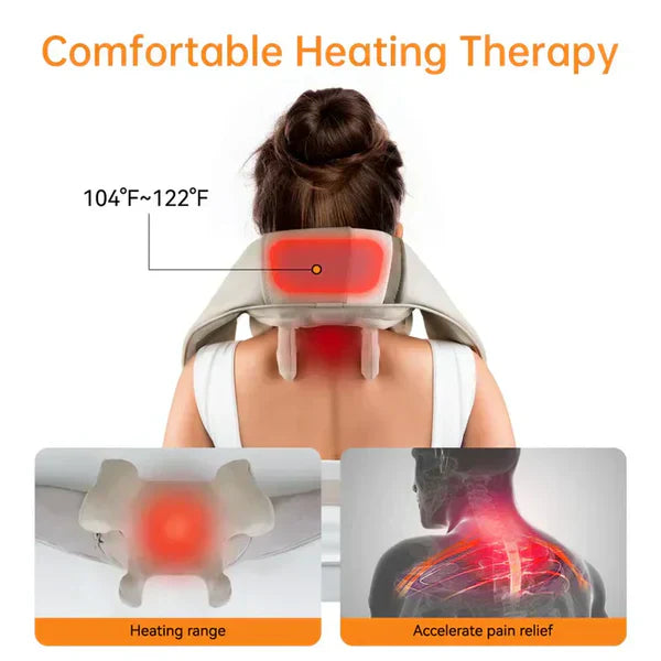 𝙓 𝙂𝙪𝙡𝙛 𝙈𝙖𝙧𝙩™ Kneading Massager (Shoulder and Neck) – مدلك عجن للكتف والرقبة