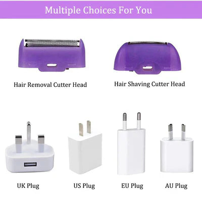 𝙓 𝙂𝙪𝙡𝙛 𝙈𝙖𝙧𝙩™Purple Epilator – آلة إزالة الشعر البنفسجية