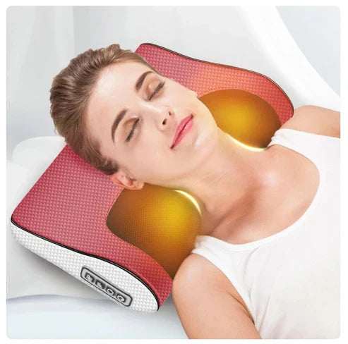 𝙓 𝙂𝙪𝙡𝙛 𝙈𝙖𝙧𝙩™ Red Pillow Massager – جهاز تدليك الوسادة الحمراء