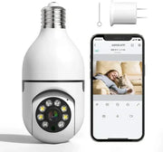 𝙓 𝙂𝙪𝙡𝙛 𝙈𝙖𝙧𝙩™ Night Vision Wireless Bulb Camera | الكاميرا اللاسلكية على شكل لمبة برؤية ليلية