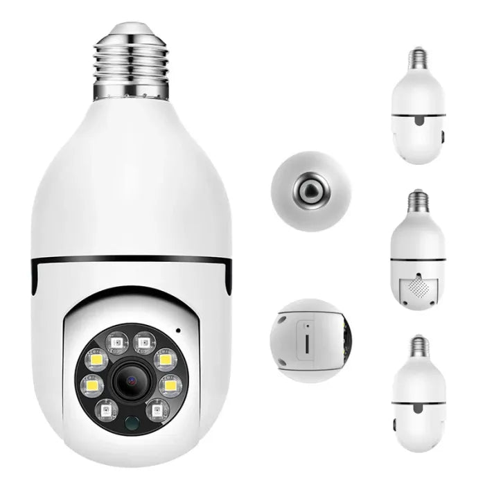 𝙓 𝙂𝙪𝙡𝙛 𝙈𝙖𝙧𝙩™ Night Vision Wireless Bulb Camera | الكاميرا اللاسلكية على شكل لمبة برؤية ليلية